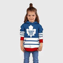 Толстовка-худи детская Toronto Maple Leafs, цвет: 3D-красный — фото 2