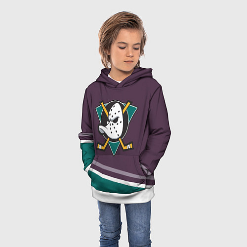 Детская толстовка Anaheim Ducks Selanne / 3D-Белый – фото 3