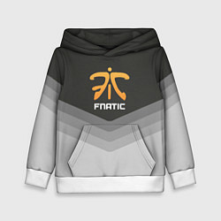 Толстовка-худи детская Fnatic Uniform, цвет: 3D-белый