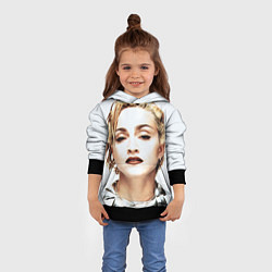 Толстовка-худи детская Мадонна, цвет: 3D-черный — фото 2