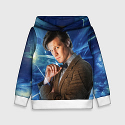 Толстовка-худи детская 11th Doctor Who, цвет: 3D-белый