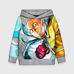 Толстовка-худи детская One Punch Man Rage, цвет: 3D-меланж