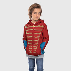 Толстовка-худи детская Пиджак Майкла Джексона, цвет: 3D-меланж — фото 2