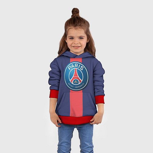 Детская толстовка Paris Saint-German / 3D-Красный – фото 4