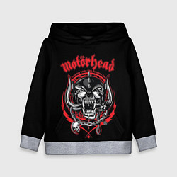 Толстовка-худи детская Motorhead, цвет: 3D-меланж