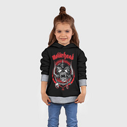 Толстовка-худи детская Motorhead, цвет: 3D-меланж — фото 2