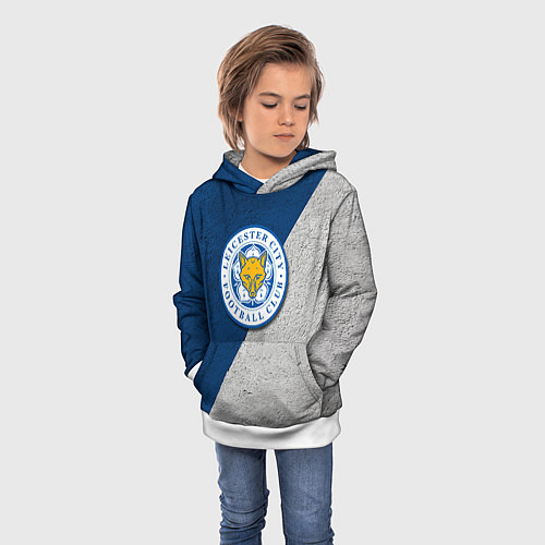 Детская толстовка Leicester City FC / 3D-Белый – фото 3