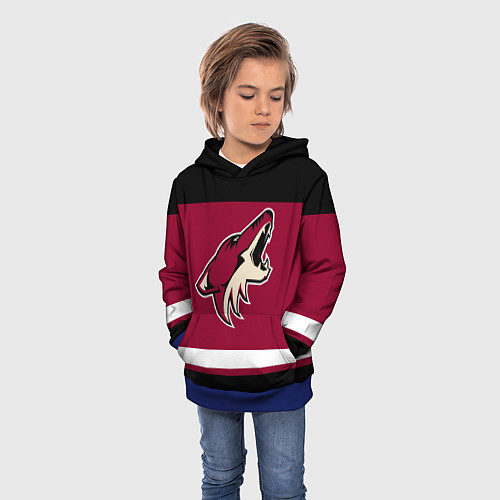 Детская толстовка Arizona Coyotes / 3D-Синий – фото 3