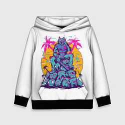 Толстовка-худи детская Hotline Miami: Throne, цвет: 3D-черный