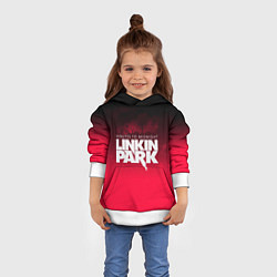 Толстовка-худи детская Linkin Park: Minutes to midnight, цвет: 3D-белый — фото 2