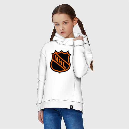 Детское худи оверсайз NHL / Белый – фото 3
