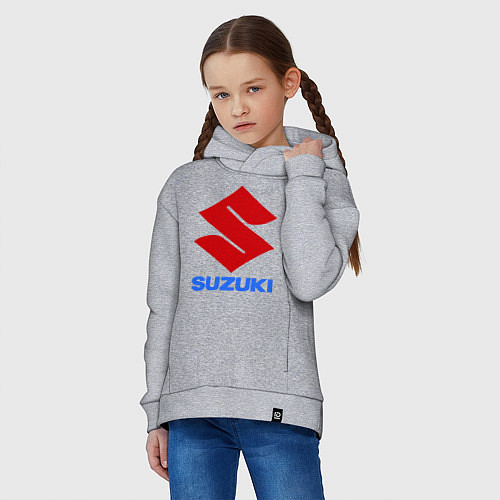 Детское худи оверсайз Suzuki / Меланж – фото 3