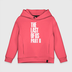 Толстовка оверсайз детская The Last of Us: Part II, цвет: коралловый