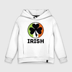 Толстовка оверсайз детская Irish - цвет флага, цвет: белый