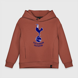 Толстовка оверсайз детская Tottenham FC, цвет: кирпичный