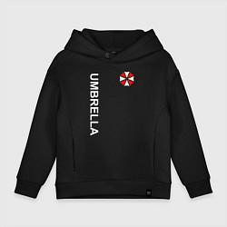 Толстовка оверсайз детская UMBRELLA CORP, цвет: черный