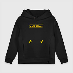 Толстовка оверсайз детская ASAP Rocky Testing, цвет: черный