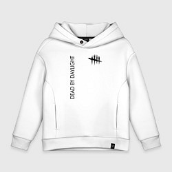 Толстовка оверсайз детская Dead by Daylight, цвет: белый