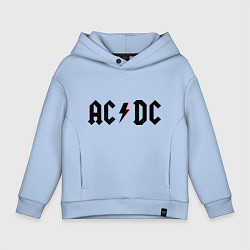 Толстовка оверсайз детская AC/DC, цвет: мягкое небо