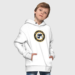 Толстовка оверсайз детская St Louis Blues, цвет: белый — фото 2
