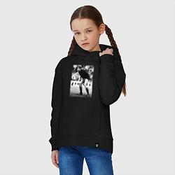 Толстовка оверсайз детская Лев Яшин, цвет: черный — фото 2
