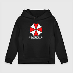 Толстовка оверсайз детская UMBRELLA CORP, цвет: черный