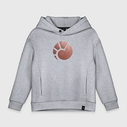 Толстовка оверсайз детская MINMATAR, цвет: меланж