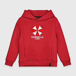 Толстовка оверсайз детская UMBRELLA CORP, цвет: красный