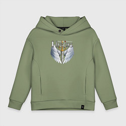 Толстовка оверсайз детская Heroes of Might and Magic, цвет: авокадо