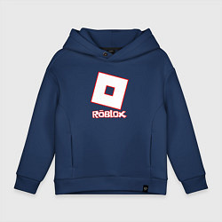 Толстовка оверсайз детская ROBLOX, цвет: тёмно-синий