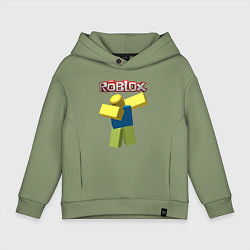 Толстовка оверсайз детская Roblox Dab, цвет: авокадо