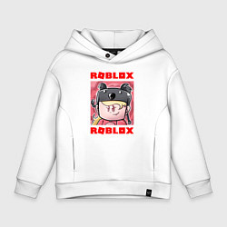 Толстовка оверсайз детская ROBLOX, цвет: белый