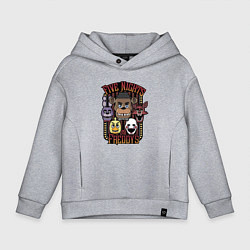 Толстовка оверсайз детская FIVE NIGHTS AT FREDDYS, цвет: меланж