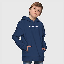 Толстовка оверсайз детская VOLVO, цвет: тёмно-синий — фото 2