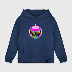 Толстовка оверсайз детская 6IX9INE- GOOBA, цвет: тёмно-синий