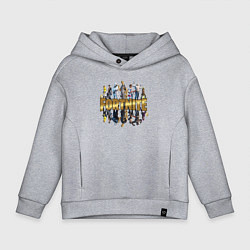 Толстовка оверсайз детская Fortnite Chapter 2, цвет: меланж