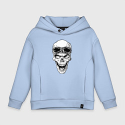 Детское худи оверсайз Skull and glasses