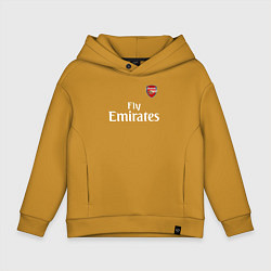 Толстовка оверсайз детская ARSENAL, цвет: горчичный