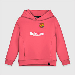 Толстовка оверсайз детская BARCELONA, цвет: коралловый