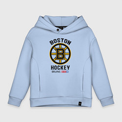 Толстовка оверсайз детская BOSTON BRUINS NHL, цвет: мягкое небо