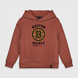 Толстовка оверсайз детская BOSTON BRUINS NHL, цвет: кирпичный