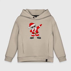 Толстовка оверсайз детская Dabing Santa, цвет: миндальный