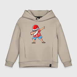 Толстовка оверсайз детская Dabing Santa, цвет: миндальный