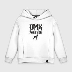 Толстовка оверсайз детская DMX Forever, цвет: белый