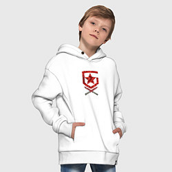 Толстовка оверсайз детская Gambit Gaming Slaughter 202122 Убийство, цвет: белый — фото 2