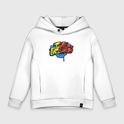 Толстовка оверсайз детская Pro Game, цвет: белый