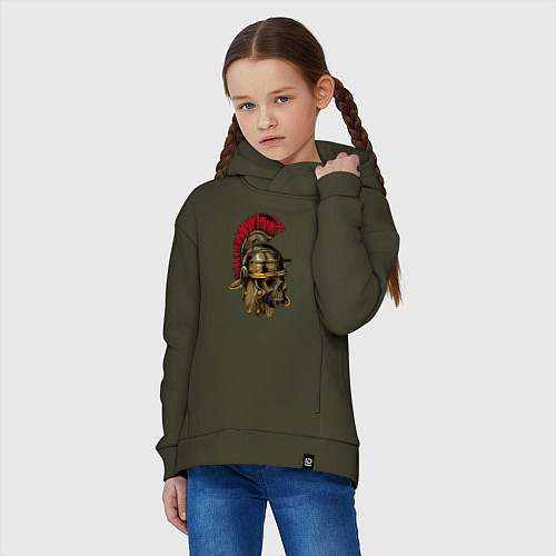 Детское худи оверсайз LEGIONARY / Хаки – фото 3