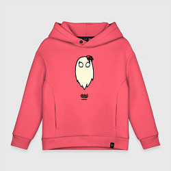 Толстовка оверсайз детская Приведение Венди, цвет: коралловый