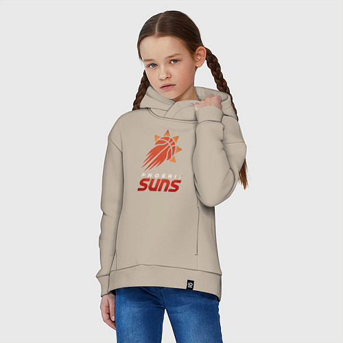 Детское худи оверсайз Suns Basketball / Миндальный – фото 3