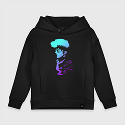 Толстовка оверсайз детская See You Space Cowboy, цвет: черный